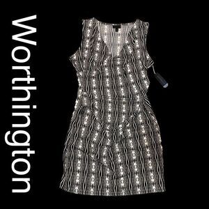 NWT Worthington animal print dress size ex L